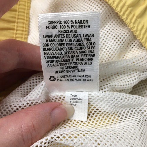 Goodfellow Swim Trunks Shorts Mens 3XL (Actual 50x6) Yellow Elastic Waist NEW - Picture 21 of 23