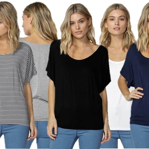 Batwing Top by BETTY BASICS Maui Tee T 
