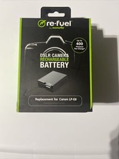 Digipower Re-Fuel Rechargeable Lithium-Ion Replacement Battery for Canon LP-E8