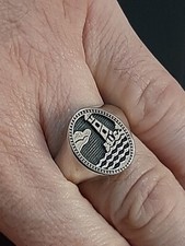 925 SILVER RING man marine lighthouse sea sailor boat