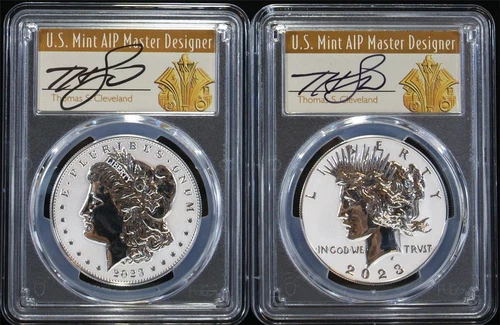 2023-S Reverse Proof Silver Morgan/Peace Dollar PCGS PR70 First Strike Cleveland