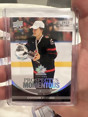 2023 Team Canada Juniors CONNOR BEDARD #PM-36 Prospectus Momentous