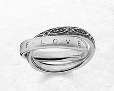 Infinity Love Knot Ring 925 Sterling Silver Size 8 or 9 or 10