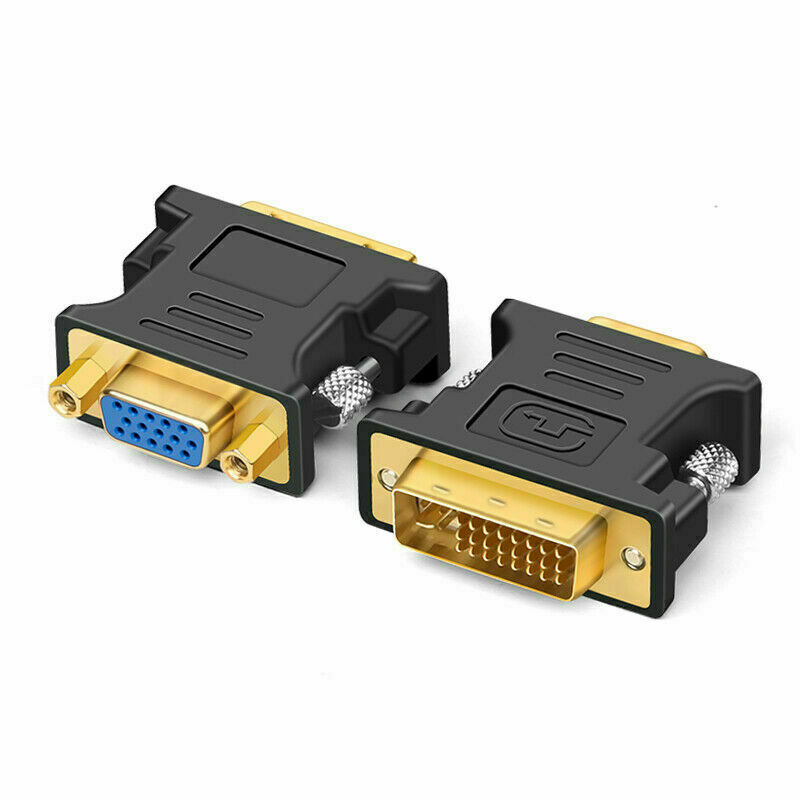 Dvi To VGA Cable DVI-I 24+5 Female To VGA Male 15 Pin Connector