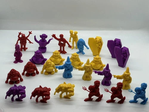 Hing Fat Fishel Terrible Monsters & Goblins Plastic Figure Lot Of 27 READ DESC