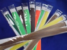 12  18" STRAIGHT SYNTHETIC HAIR EXTENSION  HIGHLIGHTS  WITH 1" CLIP  NIP