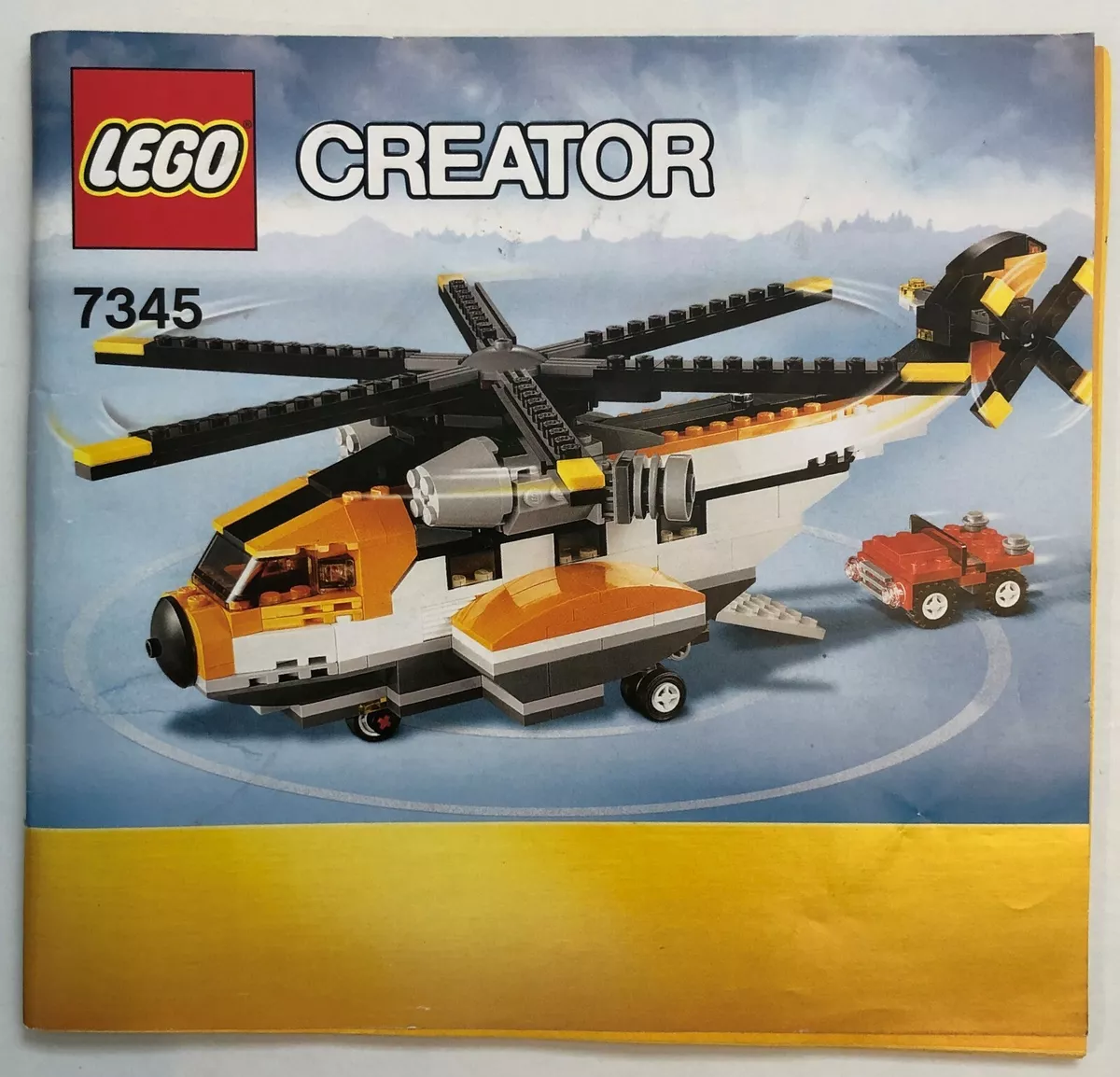 ben Forpustet Markér Lego Creator Transport Chopper 7345 Book 1 Instructions / Manual only | eBay