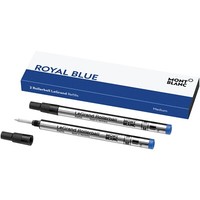 2X Legrand ROLLERBALL-MINE Montblanc M Blau / Refill Royal Blue, 124503, Neu&Ovp