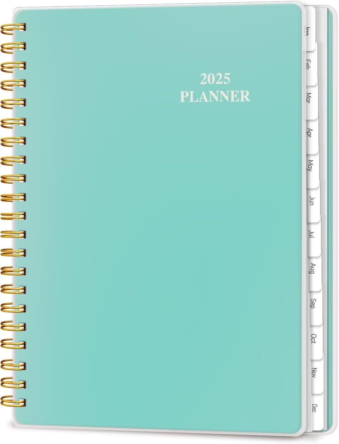 Planner 2025 Weekly Monthly Spiral Bound Planner, 2025 Calendar 12 Month Planner