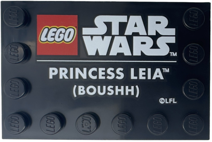 LEGO 1x PRINCESS LEIA BOUSHH HELMET TILE Part #6180pb162 New from set 75351
