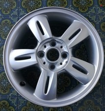Cerchio in lega met. leggero argento 5,5JX15 ET:45 -ORIGINALE- MINI R50/R52/R53
