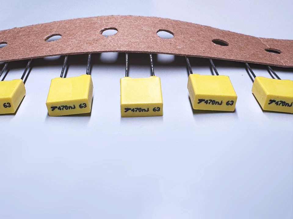 Condensador de película de poliéster metalizado 25 piezas BF024D0474J TPC 470nF 63V 5 % 0,47uF Foto 2 de 2