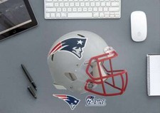 New England Patriots - NFL Teammate Helmet Wall Decal 12"x 10" Stickers