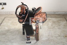 Western Leather Barrel Horse Saddle Tack Set 10 Inch To 19 Inch Free Shipping