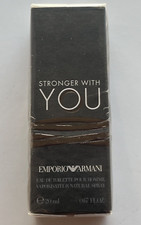 Emporio Armani Stronger With You Men's ED Toilette Natural Spray 0.67 oz Sealed