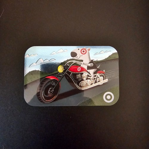 Target Harley Motorcycle Dog Foil Metallic NEW COLLECTIBLE GIFT CARD ($0) #1931 - 第 1/1 張圖片