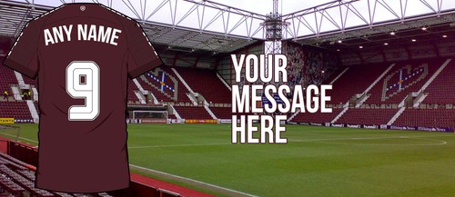 Personalisierte Herzen Midlothian Becher 2023 2024 Heimbecher Schottischer Fußball Fan Becher - Bild 33 von 34