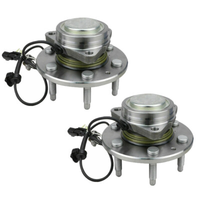 2PC Front Wheel Bearing Hub for GMC Yukon Cadillac Escalade Silverado 1500