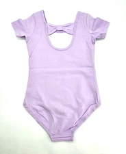 Stelle Ballet Leotard Purple Bow-Back Girls Toddler Dance Gymnastics Size 2-3T 