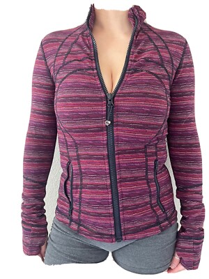 Lululemon Define Jacket Regal Plum Space Dye Twist Size
