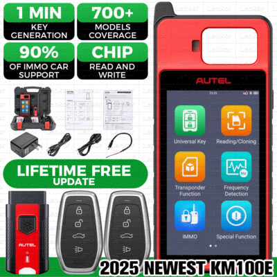 2025 Autel MaxiIM KM100 Key FOB PROGRAMMING Tool 60s Key Generation IMMObilizer