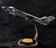 1:36 54CM CHINA J-20 Stealth Fighter Plane Diecast Military Aircraft Model