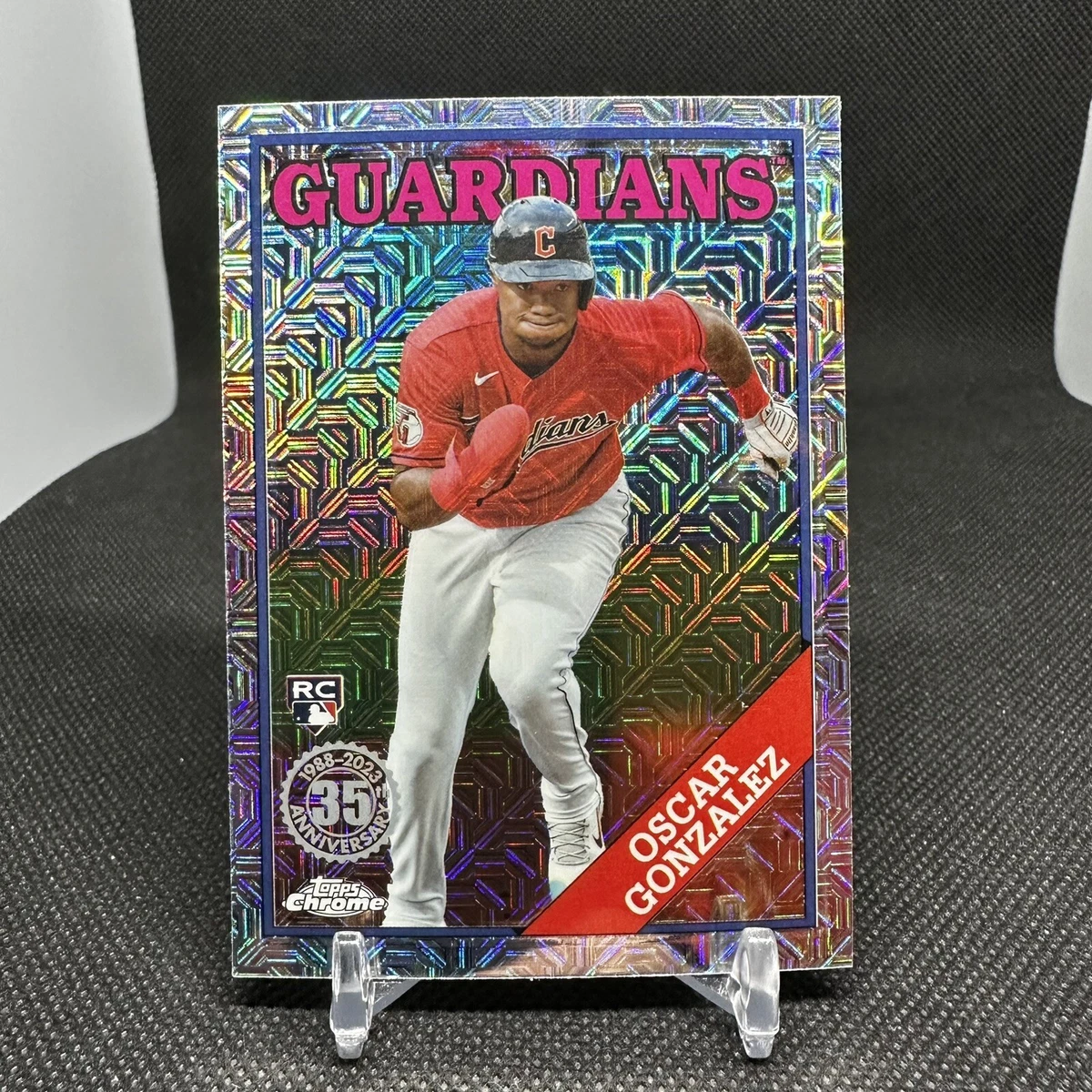 2023 Topps Series 1 Oscar Gonzalez RC 35th Anniversary Silver Pack 
