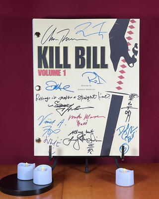 Kill Bill Volume 1 Script Signed- Autograph Reprints- Kill Bill