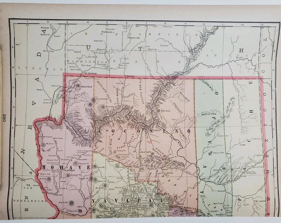 Mapa de Sacramento California Capital 1902 por Geo. F. Cram o Norte de Nuevo México Foto 2 de 4