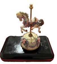 1997 Westland Miniature Musical Carousel Horse Plays Favorite Things
