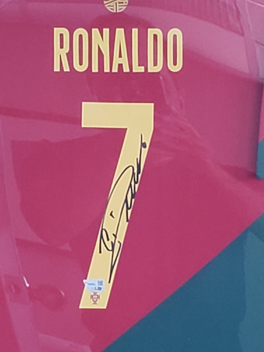 2022-23 Cristiano Ronaldo Portugal Signed & Frame Nike