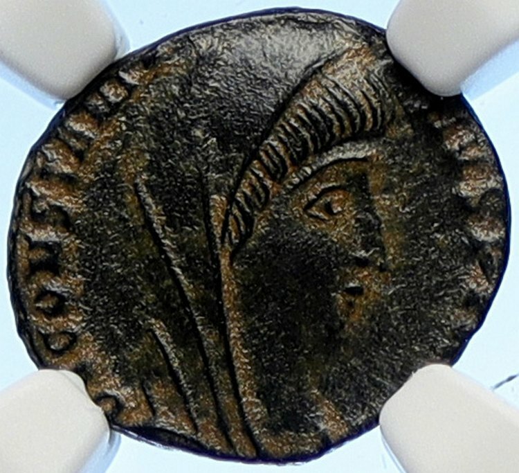 CONSTANTINE I the Great CHARIOT GOD HAND @ HEAVEN Ancient Roman