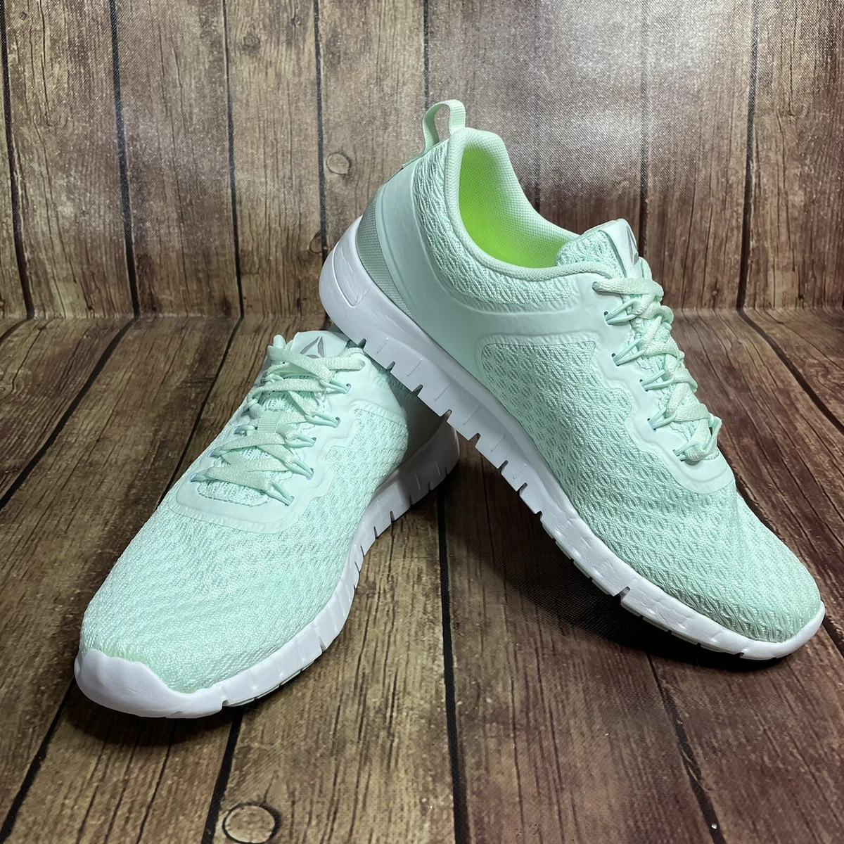 aislamiento computadora Gimnasta REEBOK ZQUICK LITE Woman's￼ MIST GREEN ATHLETIC RUNNING SHOES SIZE 10 New !  | eBay