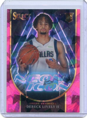 2022-23 SELECT #16 DERECK LIVELY II ''PINK CRACKED ICE RC #74/99 MAVERICKS 091424