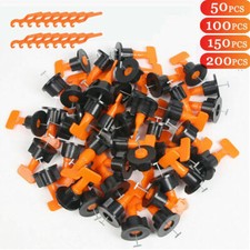 50-1000pcs Tile Leveling System Kits Reusable Tile Spacer Wall Floor Clips Tools