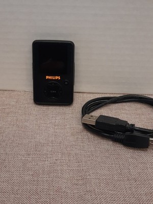 Philips GoGear SA3025/27 (2GB) Digital Media MP3 Player Black Pre-Owned 