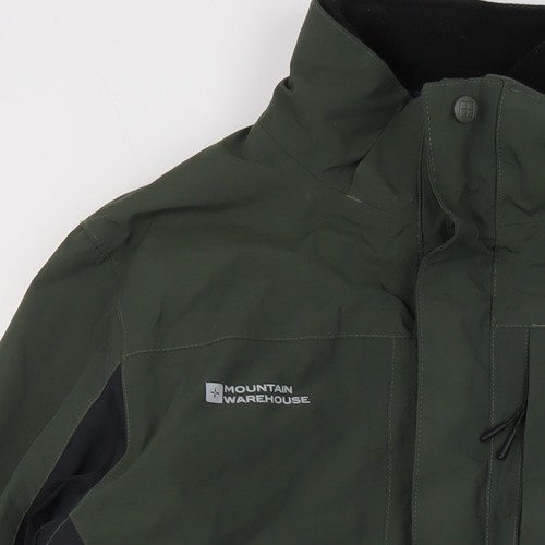 Mountain Warehouse Men's Green M Rain Coat - Picture 7 of 12