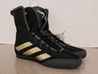  Adidas Box Hog 4 Boxing Boots Men 5, Women 6, Black / Gold Boxing Shoes NWT 