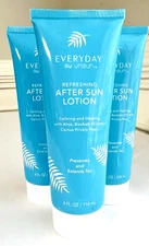 3 PACK Refreshing After Sun Lotion Skin Soother Tan Extender Everyday Unsun 4oz