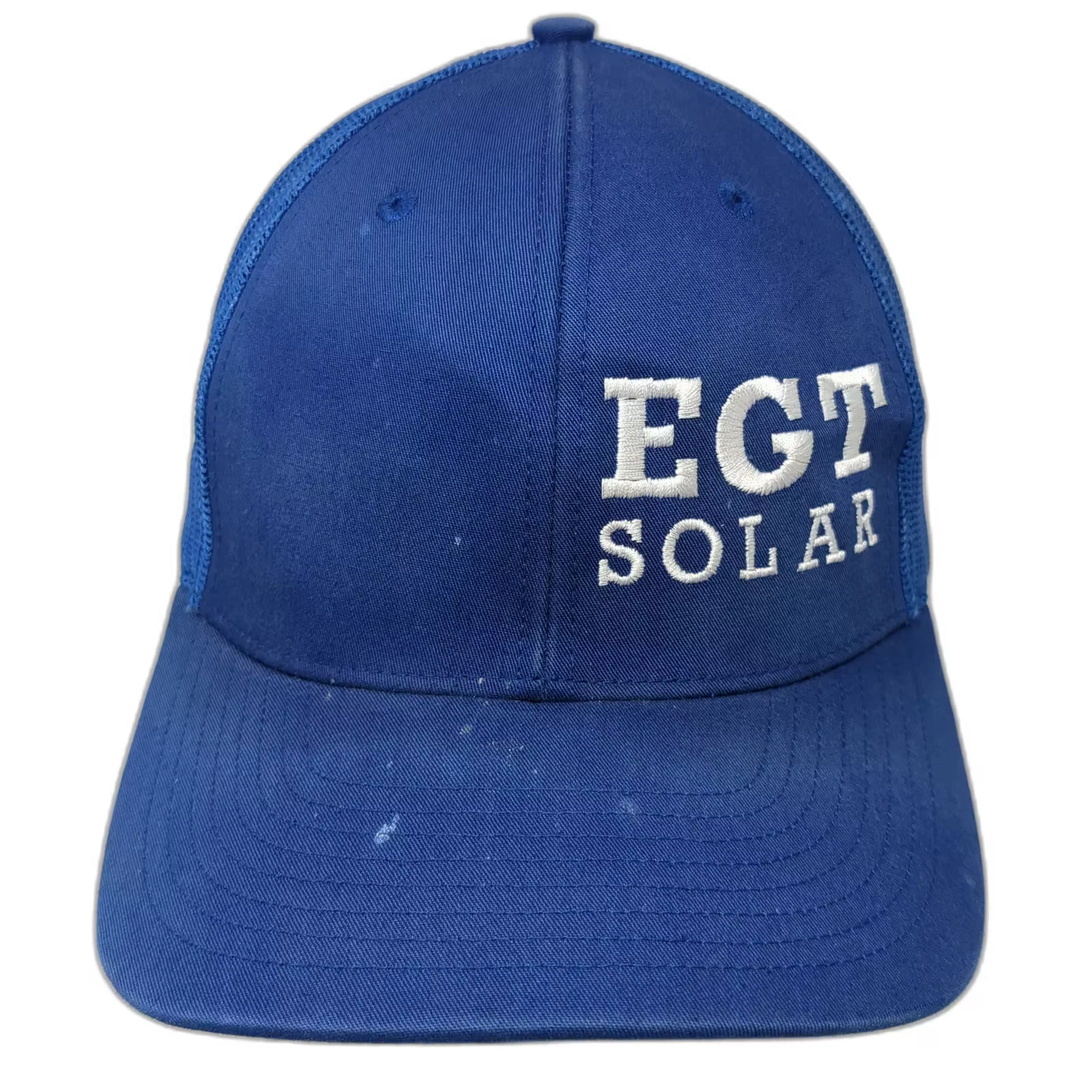 Richardson Trucker Hat Blue White Snapback OS EGT Solar Embroidered Adjustable