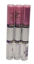 LOT OF 3 Wet n Wild Mega Last LIP COLOR 363 LASTING PEONY DISCONTINUED