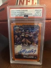 2024 Topps Chrome Rookie Auto Caleb Williams #RA-CWI Orange Wave Refractor /25