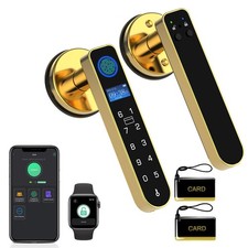 Fingerprint Keyless Entry Bedroom Door Lock with Code RFID Card NFC APP Keypad,