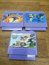 LOT 3x V Tech V Smile Games:  Toy Story 2, Go Diego Go  Superman