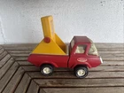 Vintage Mini Tonka 1976/77 Super Thrust Red Pickup Truck with 2 Sided Flip Sign