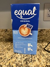 EQUAL Zero Calorie Sweetener Sugar Substitute 800 Packets Premium quality