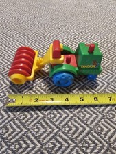 Playmates 1985 Li'l Playmates Farm Play Set - Tractor with Disc Plow