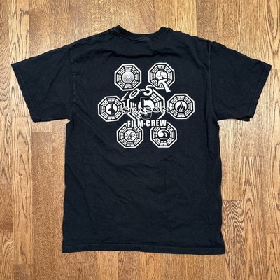 Vintage Y2K Lost TV Show Film Crew 2009 Dharma Seasons 5 T Shirt Mens Medium