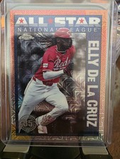 2025 Topps Chrome Elly de La Cruz Cincinnati Reds (Silver Pack) 90ASC-6
