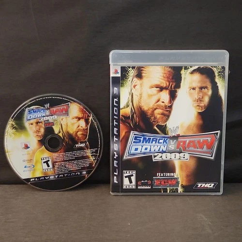 WWE SmackDown Vs Raw 2009 PlayStation 3 PS3 Game